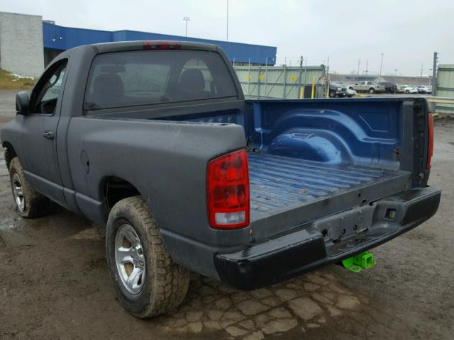 1D7HU16Z72J186304 - 2002 DODGE RAM 1500 BLACK photo 3