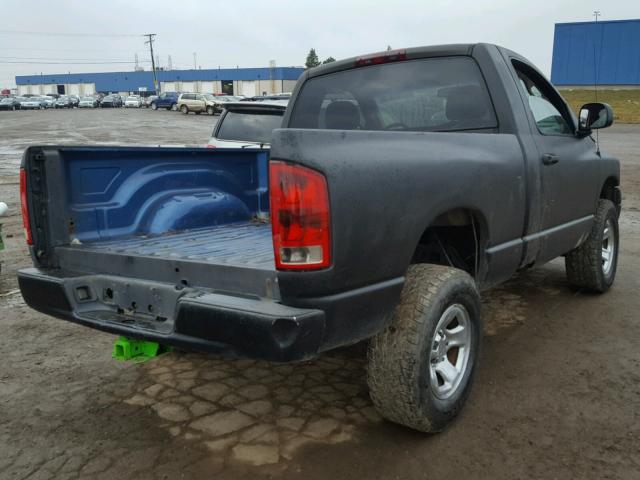 1D7HU16Z72J186304 - 2002 DODGE RAM 1500 BLACK photo 4