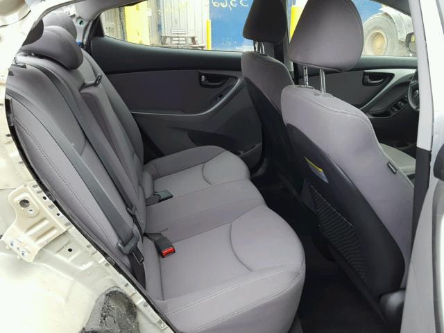 KMHDH4AE1EU146429 - 2014 HYUNDAI ELANTRA SE SILVER photo 6