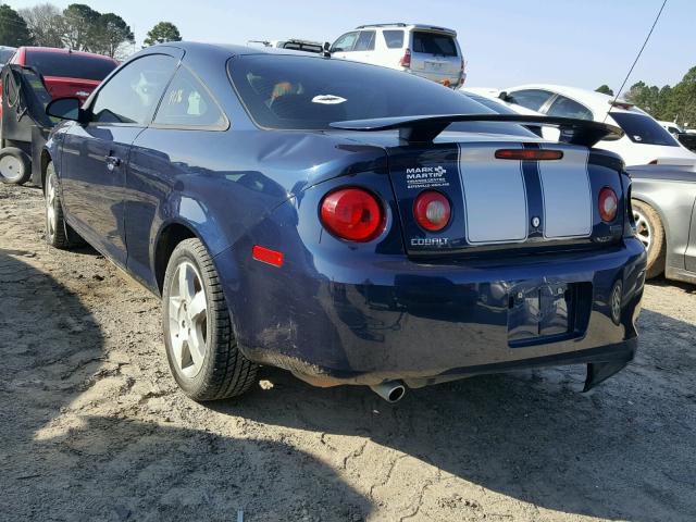 1G1AL18FX87163910 - 2008 CHEVROLET COBALT LT BLUE photo 3