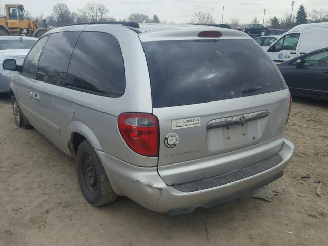 2C4GP44R75R421608 - 2005 CHRYSLER TOWN & COU GRAY photo 3