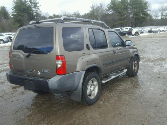 5N1ED28Y71C512382 - 2001 NISSAN XTERRA XE TAN photo 4