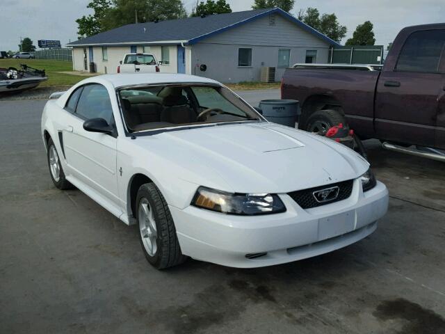 1FAFP40403F391061 - 2003 FORD MUSTANG WHITE photo 1