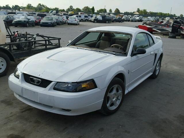 1FAFP40403F391061 - 2003 FORD MUSTANG WHITE photo 2