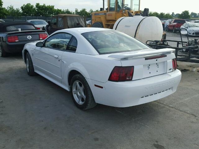 1FAFP40403F391061 - 2003 FORD MUSTANG WHITE photo 3