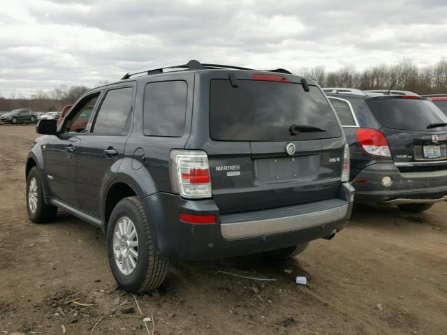 4M2CU97178KJ33367 - 2008 MERCURY MARINER PR GRAY photo 3