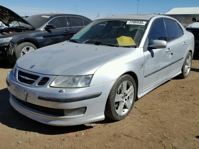 YS3FH41U071139523 - 2007 SAAB 9-3 AERO SILVER photo 2