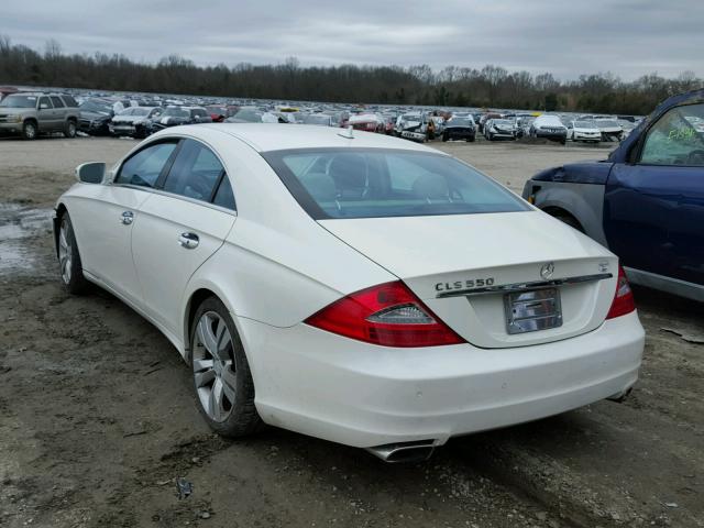 WDDDJ72X09A149846 - 2009 MERCEDES-BENZ CLS 550 WHITE photo 3