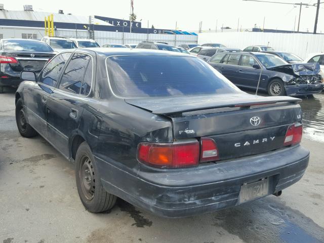 JT2BG12K4T0375279 - 1996 TOYOTA CAMRY DX BLACK photo 3