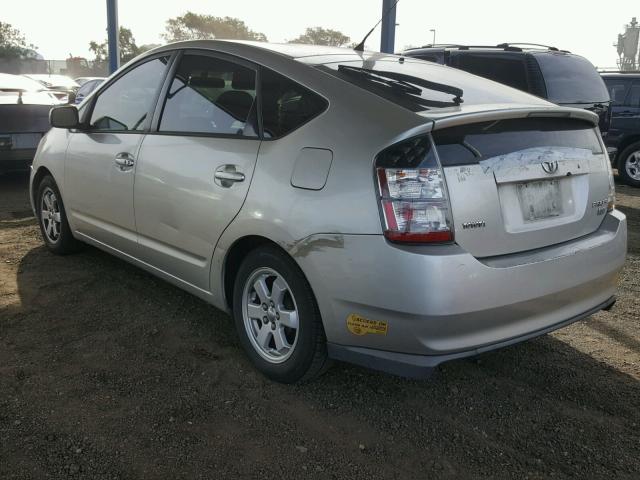 JTDKB20U753125505 - 2005 TOYOTA PRIUS SILVER photo 3