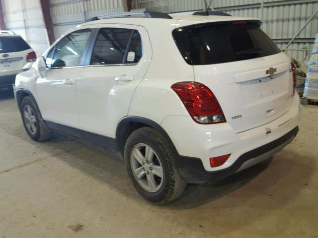 KL7CJLSB8HB092367 - 2017 CHEVROLET TRAX 1LT WHITE photo 3