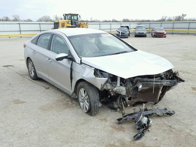 5NPE24AF4HH570902 - 2017 HYUNDAI SONATA SE SILVER photo 1