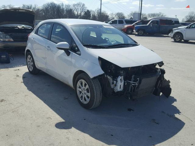 KNADM5A38G6638920 - 2016 KIA RIO LX WHITE photo 1