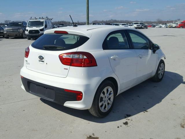 KNADM5A38G6638920 - 2016 KIA RIO LX Սպիտակ լուսանկար 4
