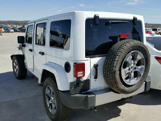 1C4BJWEG7HL567184 - 2017 JEEP WRANGLER U WHITE photo 3