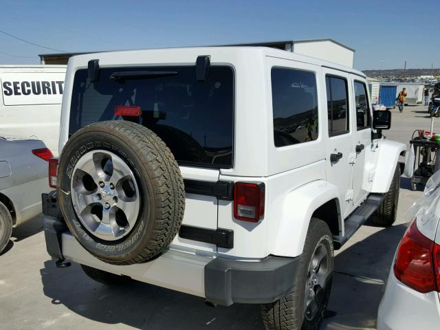 1C4BJWEG7HL567184 - 2017 JEEP WRANGLER U WHITE photo 4