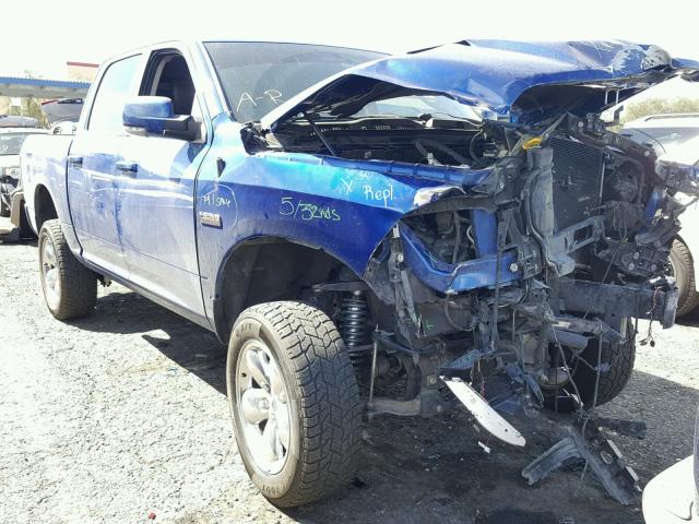 1C6RR7MT2ES401269 - 2014 RAM 1500 SPORT BLUE photo 1