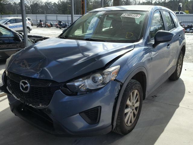 JM3KE4BE0E0408183 - 2014 MAZDA CX-5 SPORT BLUE photo 2