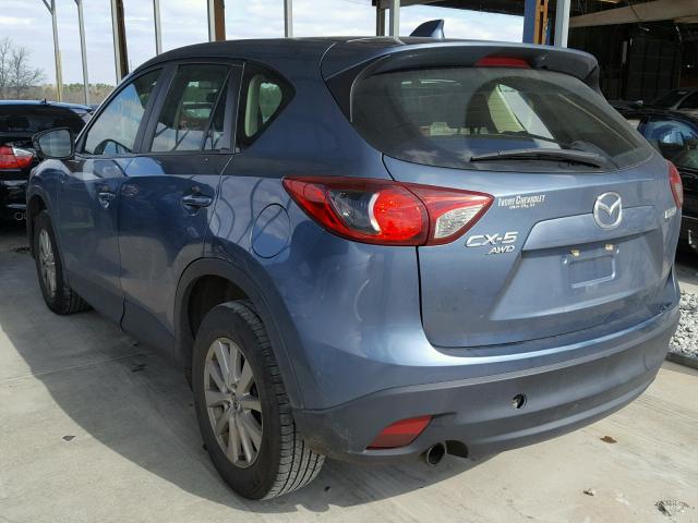 JM3KE4BE0E0408183 - 2014 MAZDA CX-5 SPORT BLUE photo 3