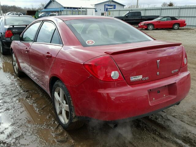 1G2ZM571264223055 - 2006 PONTIAC G6 GTP RED photo 3