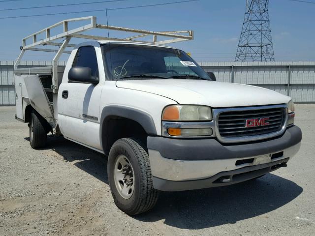 1GDHC24U12E252473 - 2002 GMC SIERRA C25 WHITE photo 1