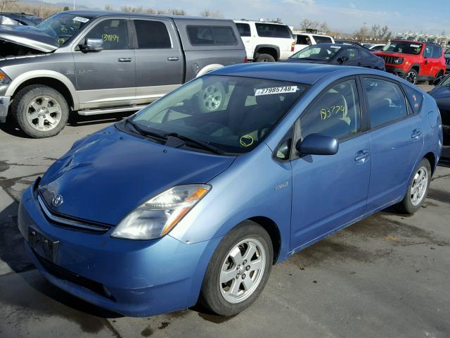 JTDKB20U577583457 - 2007 TOYOTA PRIUS BLUE photo 2