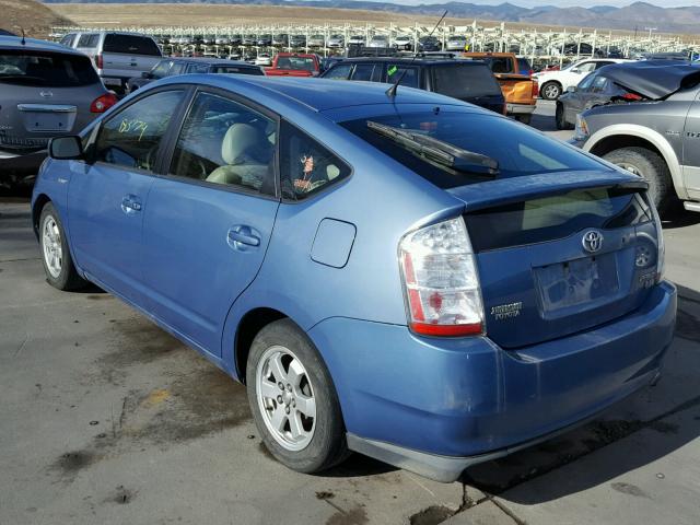 JTDKB20U577583457 - 2007 TOYOTA PRIUS BLUE photo 3