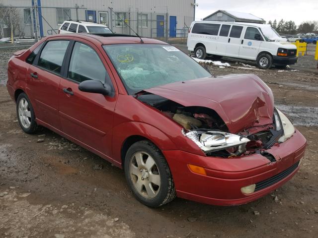 1FAFP38312W313800 - 2002 FORD FOCUS ZTS RED photo 1