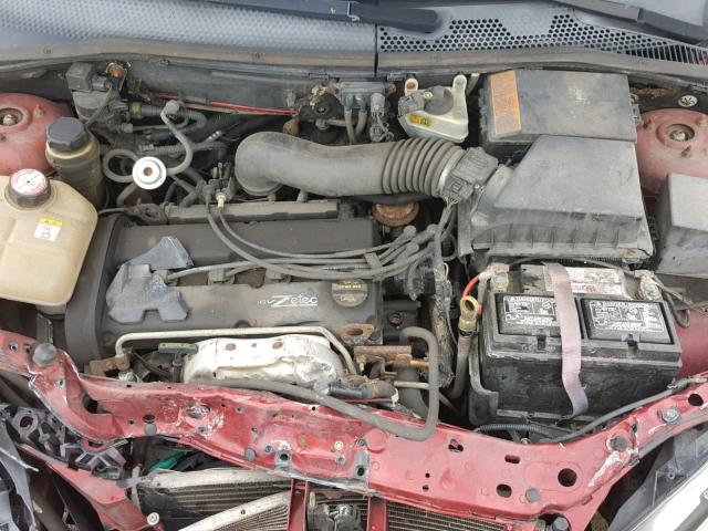 1FAFP38312W313800 - 2002 FORD FOCUS ZTS RED photo 7