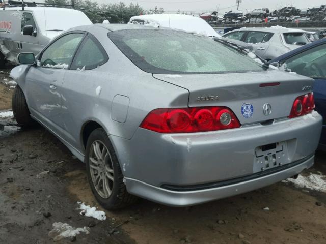 JH4DC54865S010273 - 2005 ACURA RSX SILVER photo 3
