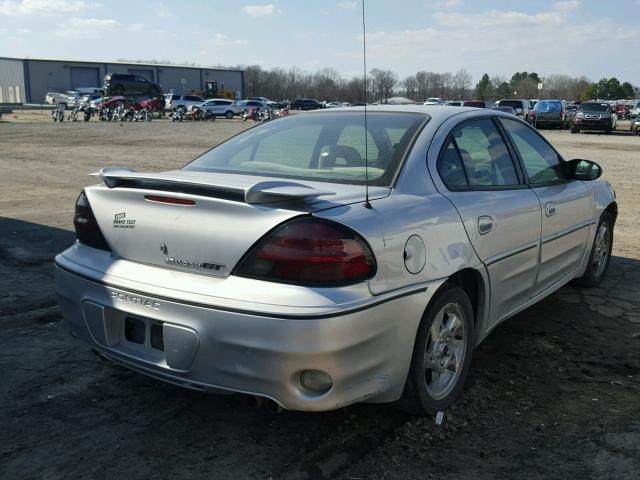 1G2NW52E44C130155 - 2004 PONTIAC GRAND AM G SILVER photo 4