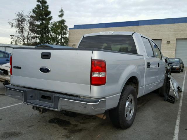 1FTRW12W07KD35626 - 2007 FORD F150 SUPER SILVER photo 4