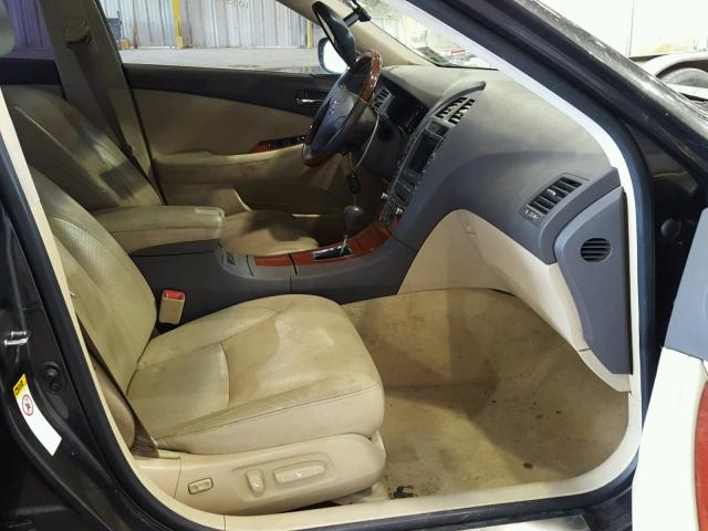 JTHBJ46G482262085 - 2008 LEXUS ES 350 GRAY photo 5