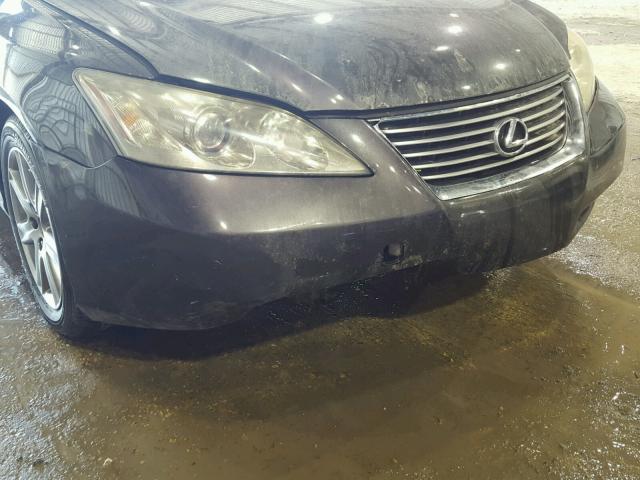 JTHBJ46G482262085 - 2008 LEXUS ES 350 GRAY photo 9