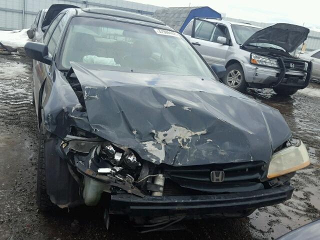 1HGCG16581A053866 - 2001 HONDA ACCORD EX GREEN photo 9