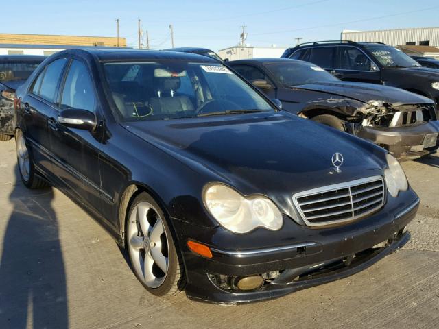 WDBRF52H86F753415 - 2006 MERCEDES-BENZ C GENERATI BLUE photo 1