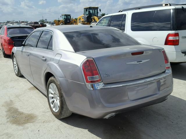 2C3CCAAG6DH572346 - 2013 CHRYSLER 300 GRAY photo 3