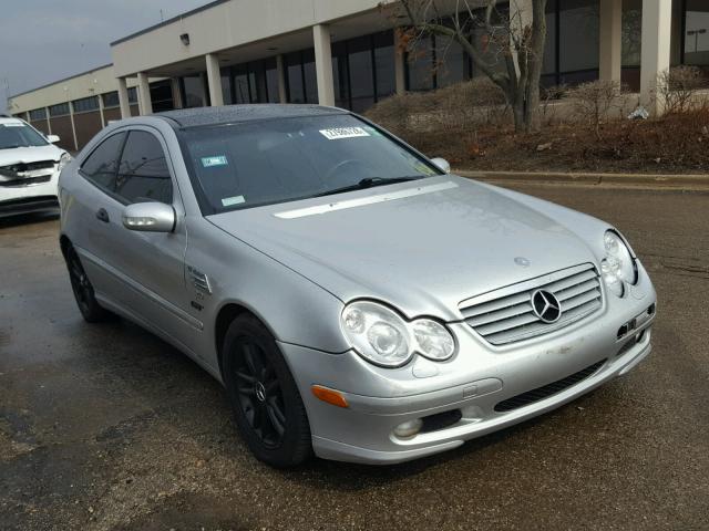 WDBRN47J82A179091 - 2002 MERCEDES-BENZ C 230K SPO SILVER photo 1