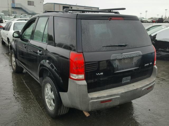 5GZCZ63BX3S887178 - 2003 SATURN VUE BLACK photo 3