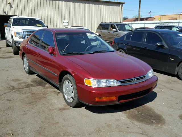 1HGCD5633VA053679 - 1997 HONDA ACCORD LX RED photo 1