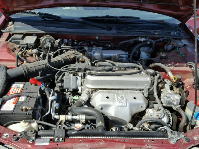 1HGCD5633VA053679 - 1997 HONDA ACCORD LX RED photo 7