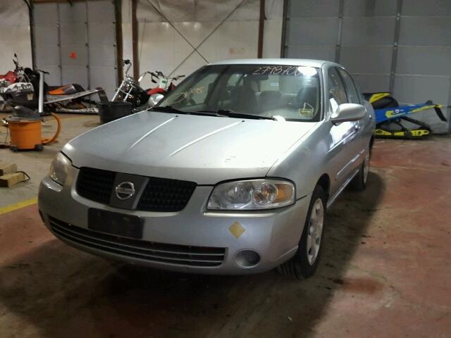 3N1CB51D94L466219 - 2004 NISSAN SENTRA 1.8 SILVER photo 2