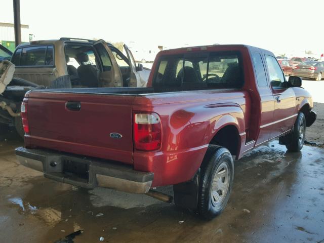 1FTYR14U51PA99676 - 2001 FORD RANGER SUP MAROON photo 4