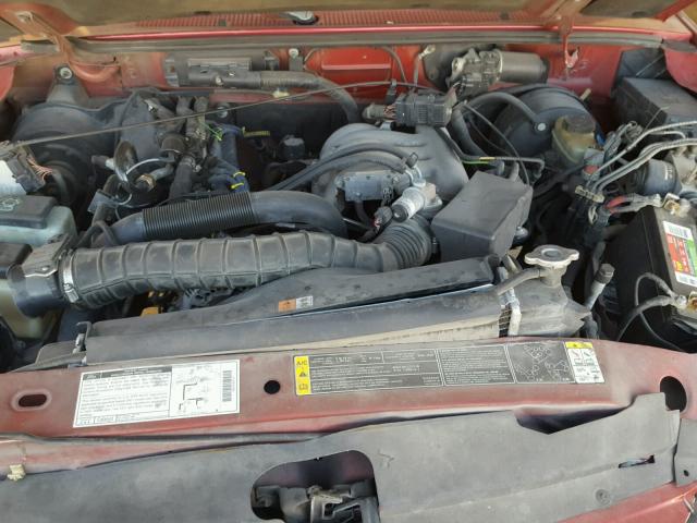 1FTYR14U51PA99676 - 2001 FORD RANGER SUP MAROON photo 7