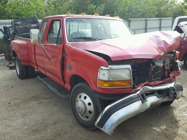 1FTJX35F5VEC99204 - 1997 FORD F350 RED photo 1