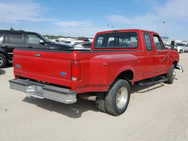 1FTJX35F5VEC99204 - 1997 FORD F350 RED photo 4
