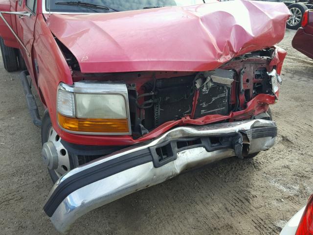 1FTJX35F5VEC99204 - 1997 FORD F350 RED photo 7