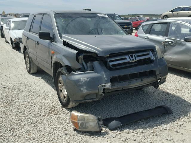 5FNYF28137B010687 - 2007 HONDA PILOT LX CHARCOAL photo 1