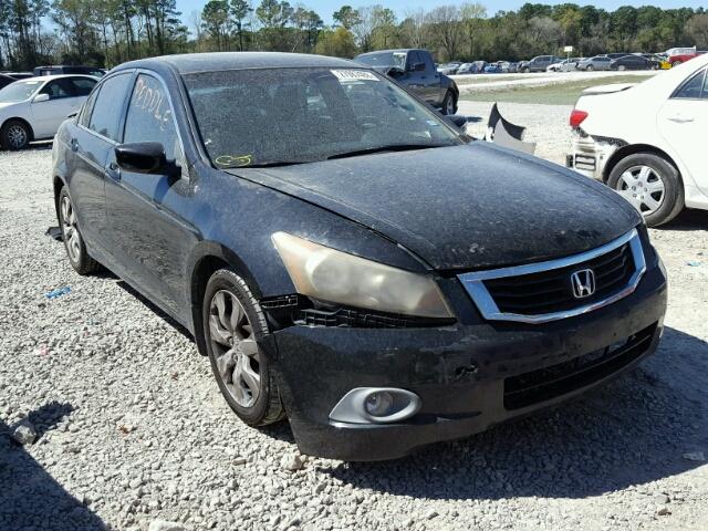 JHMCP26718C040122 - 2008 HONDA ACCORD EX BLACK photo 1