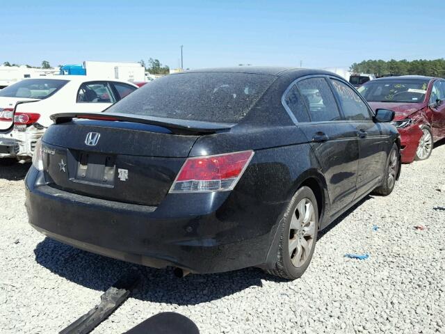 JHMCP26718C040122 - 2008 HONDA ACCORD EX BLACK photo 4